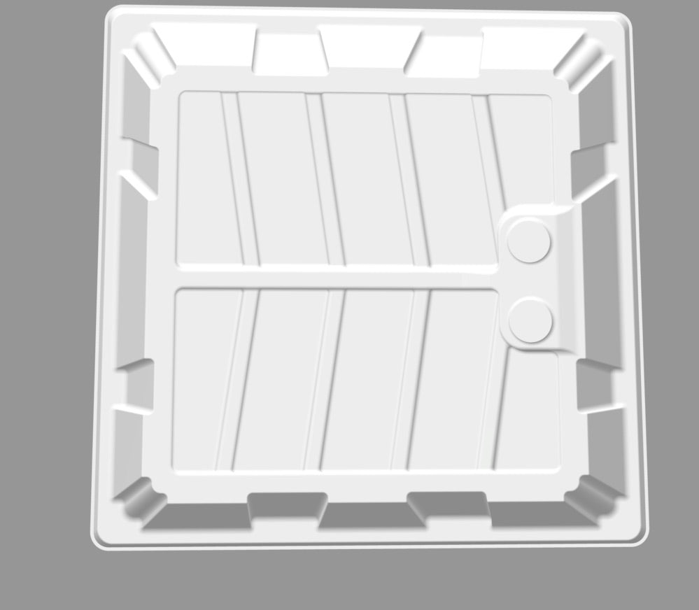 حوض زراعة مائية اسود مقاس ١٠٠ * ١٠٠ * ١٠ سم سماكة ٤ ملم