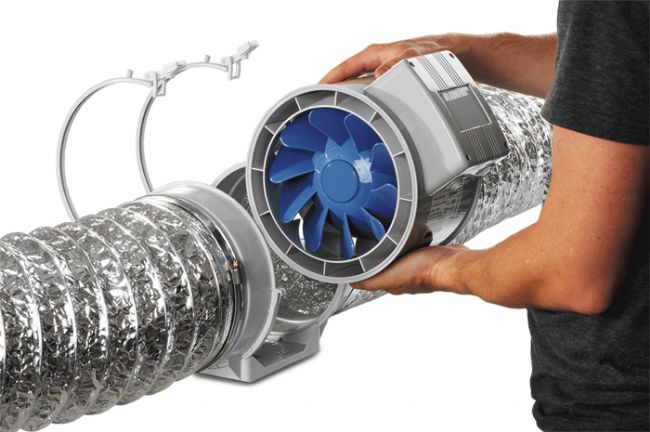 BLAUBERG BI-TURBO EXTRACTOR WITH CABLE Ø 15cm 430-560m3/h