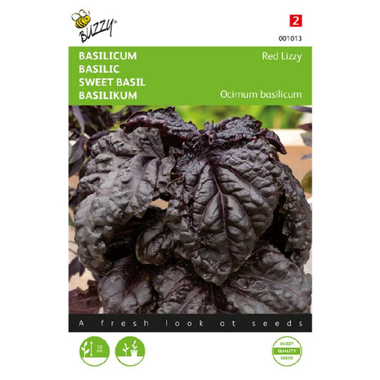 Buzzy® Basil Red Lizzy - Red Lettuce Leaved