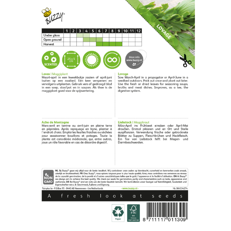 Buzzy® Levisticum officinale (Lovage)