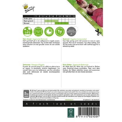 Buzzy® Beetroot Egyptian turnip rooted