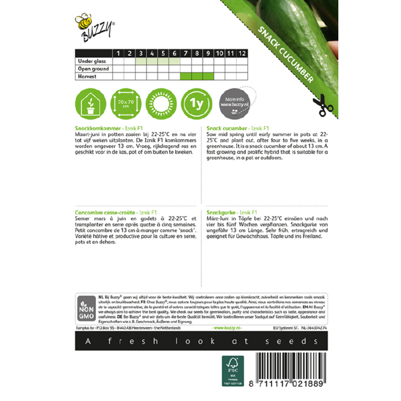 Buzzy® Snack cucumber Iznik F1