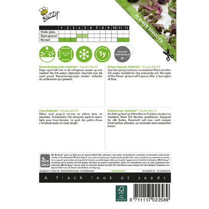 Buzzy® Flower Sprouts Kalettes® Garden Mix F1