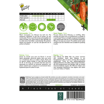 Buzzy® Sweet Pepper Timia, Oranje