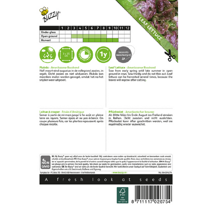 Buzzy® Leaf Lettuce American brown