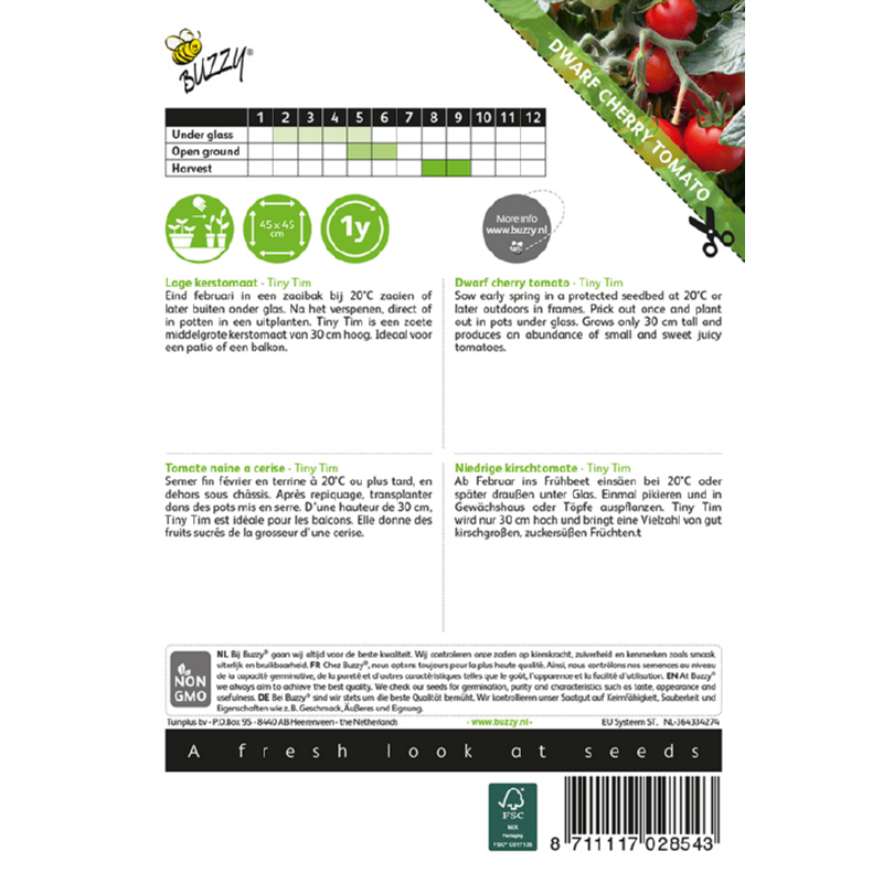 Buzzy® Dwarf cherry tomato Tiny Tim