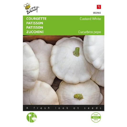 Buzzy® Patisson Custard White