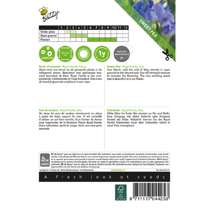 Buzzy® Lathyrus odoratus Royal Family Blue