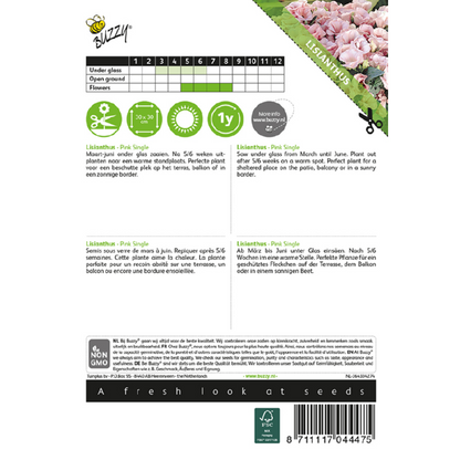 Buzzy® Lisianthus Pink Single