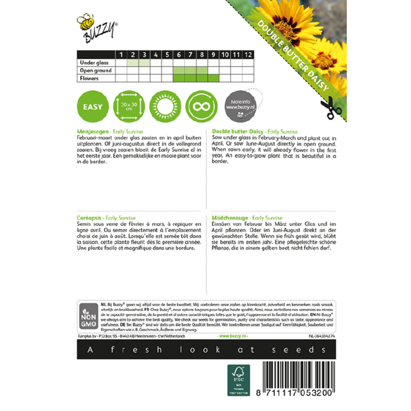 Buzzy® Double butter daisy - Early Sunrise