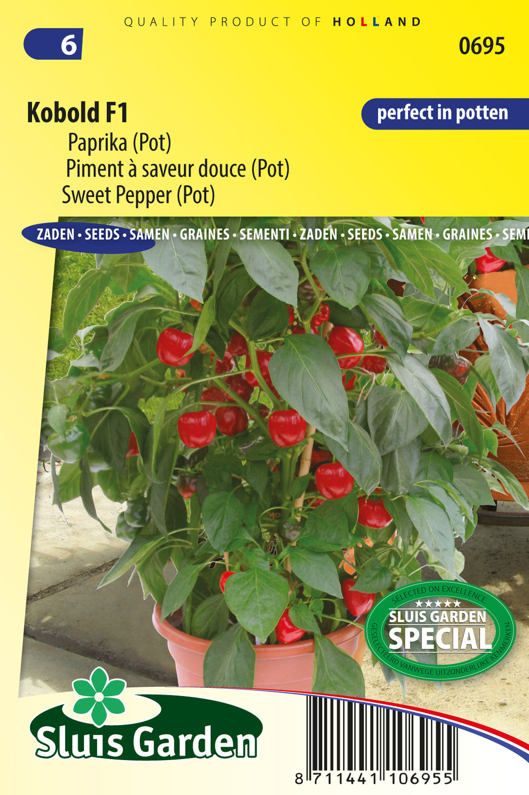 Sweet pepper pot Kobold F1