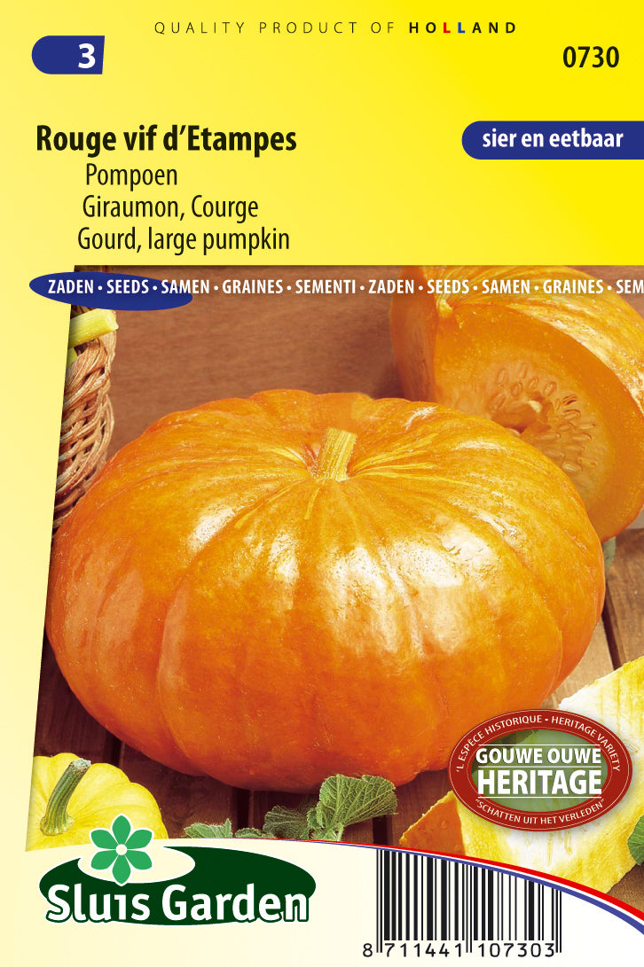 Gourd Rouge Vif d'Etampes