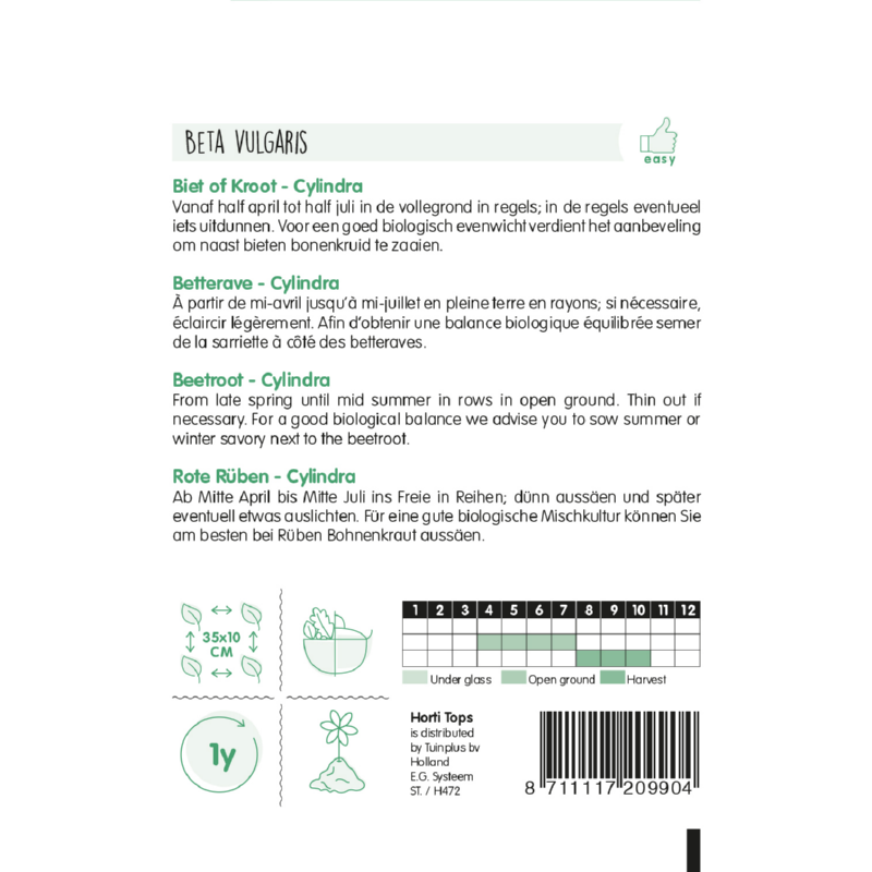 Horti Tops® Beetroot Cylindra
