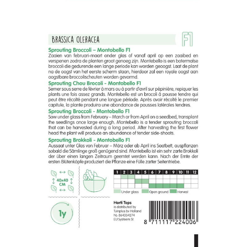 Horti Tops® Sprouting Broccoli Montobello F1