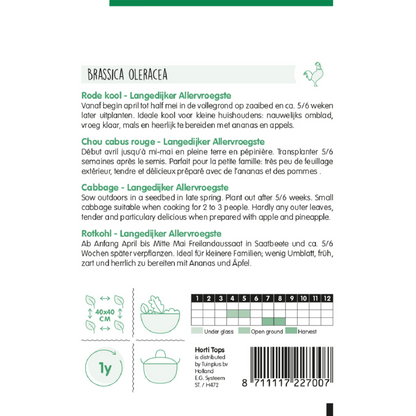 Horti Tops® Red Cabbage Langedijker Allervroegste