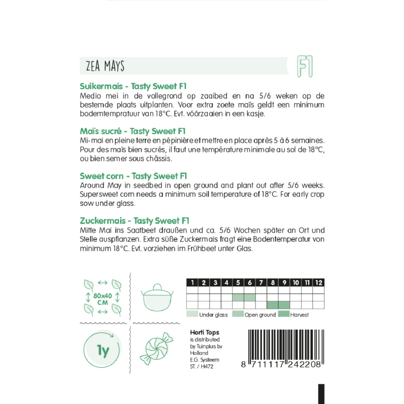 Horti Tops® Sweet Corn Tasty Sweet F1