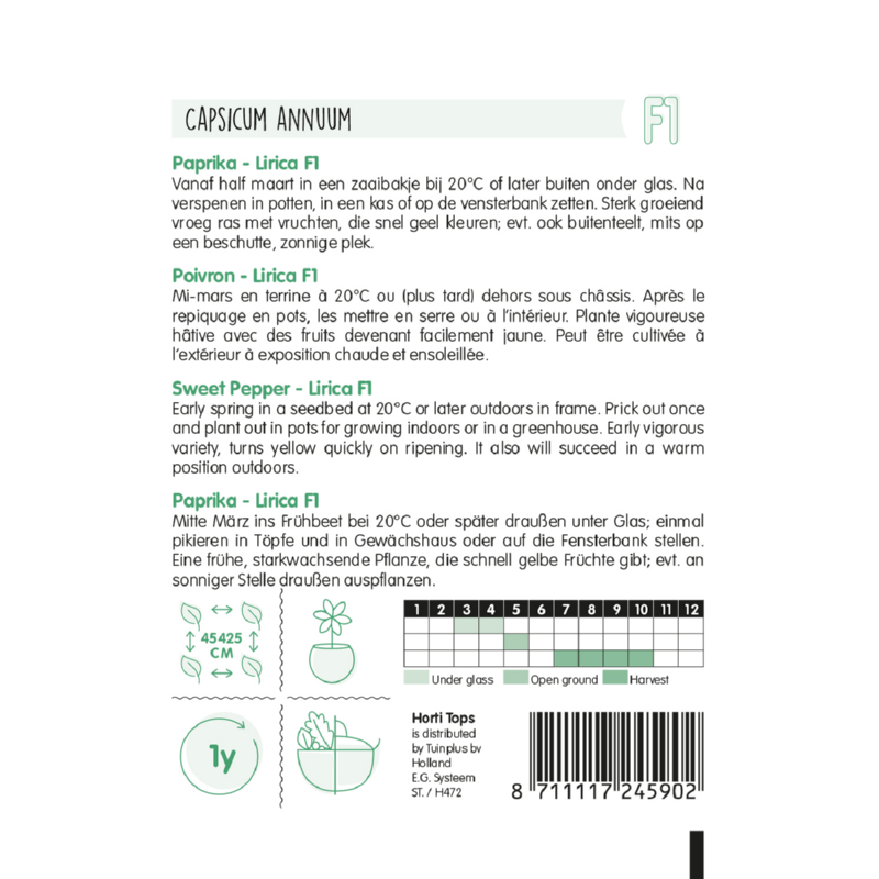 Horti Tops® Sweet Pepper Lirica F1