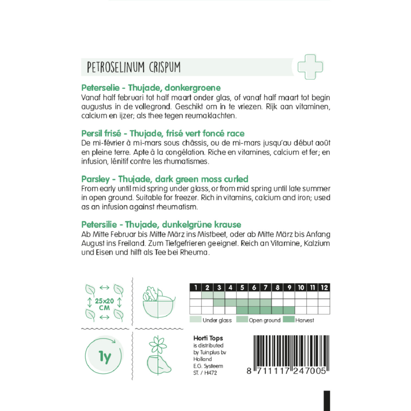 Horti Tops® Parsley Thujade D.Gr.Moss Curled