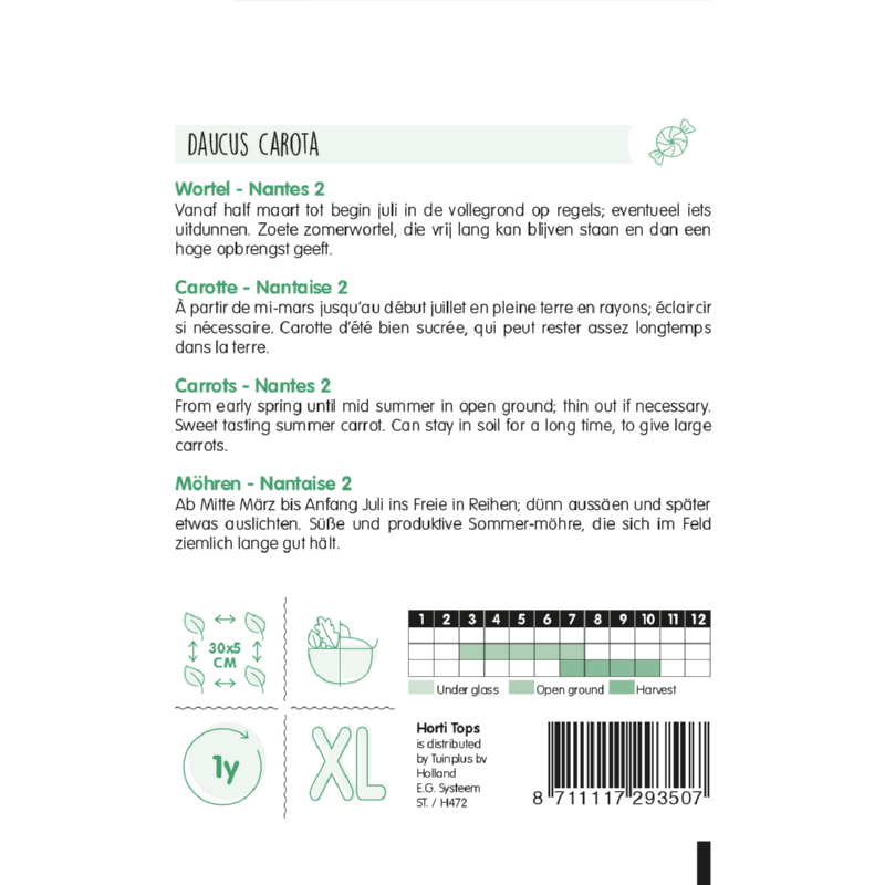 Horti Tops® Carrot Nantes 2