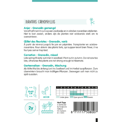 Horti Tops® Carnation Hardy Grenadin Double Mixed
