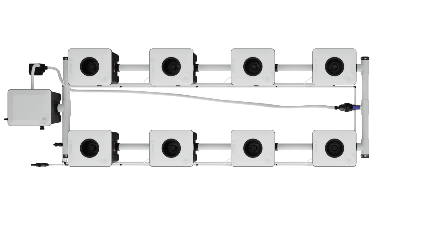 سستم 8 احواض RDWC SYSTEM 8 POT | نظام زراعة مائية hydroponic system