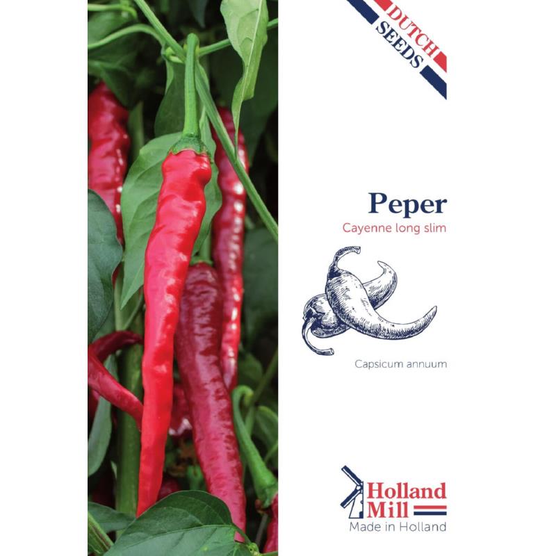 Holland Mill Pepper -Hot Var. - Cayenna Long Slim