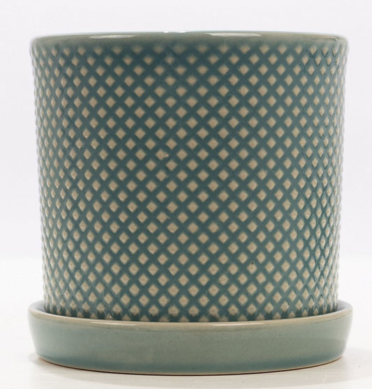 Lauren ceramics green/grey pot