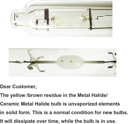 6000K 1000W Double Ended Metal Halide Grow Light Bulb