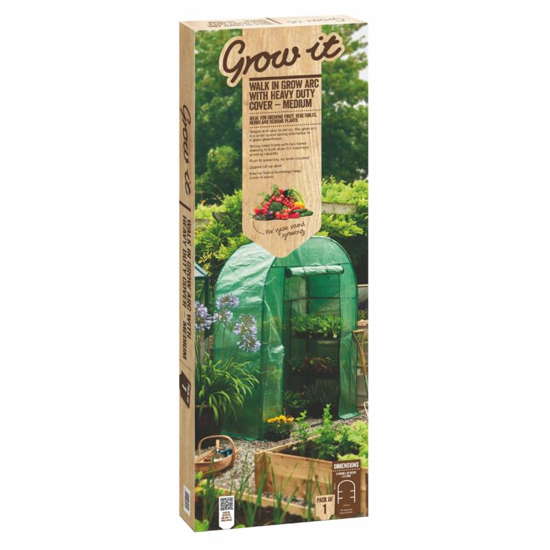 Grow-it Walk In Grow Arc H 190 cm x B 143 cm x D 73cm