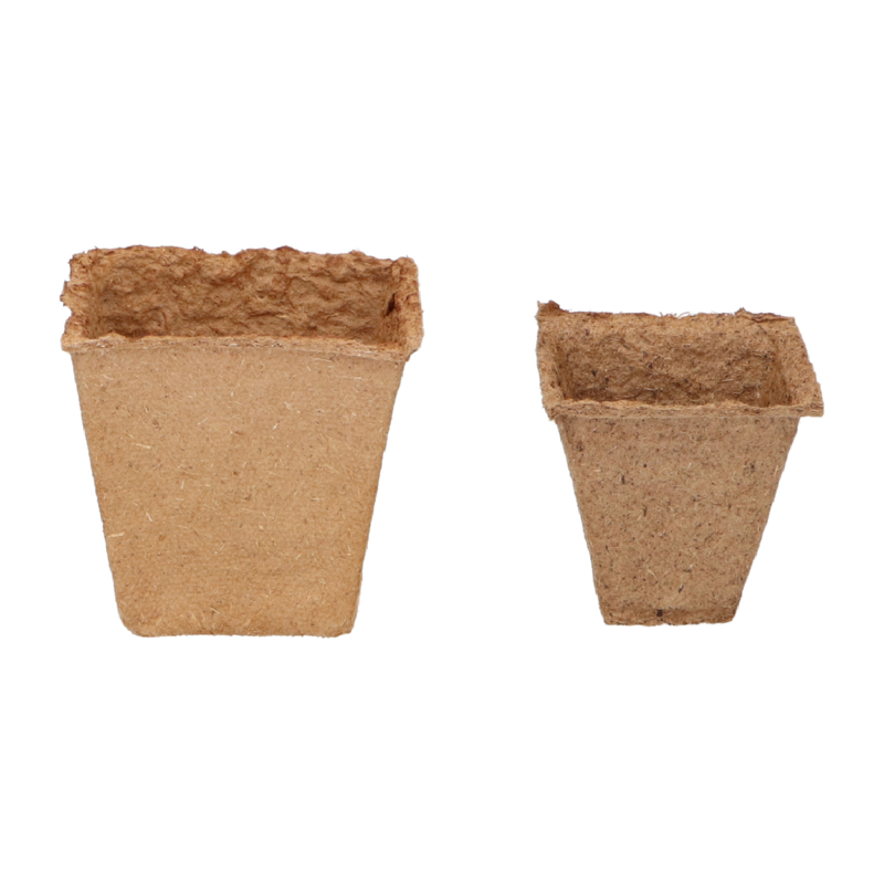 SOGO Biodegradable pots square 8cm 10pcs