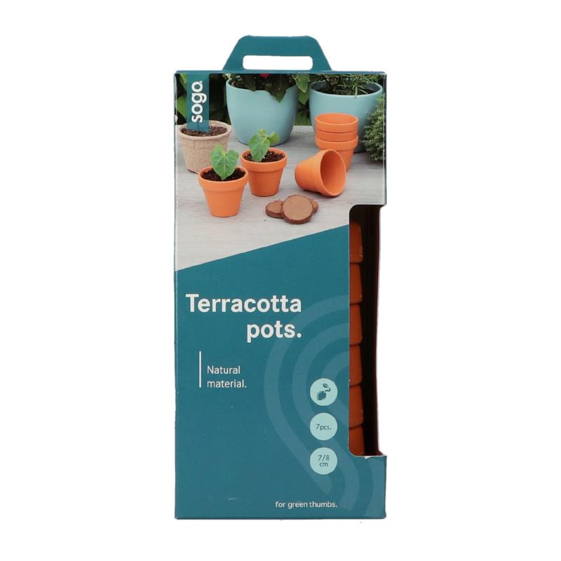 SOGO Terracotta Garden Pot 7/8cm 7x