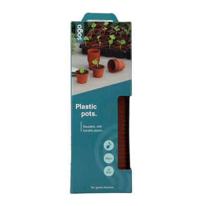 SOGO Plastic Plant Pot 6cm 30pcs.