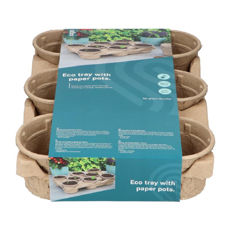 SOGO Eco Pottray + 8 paperpots