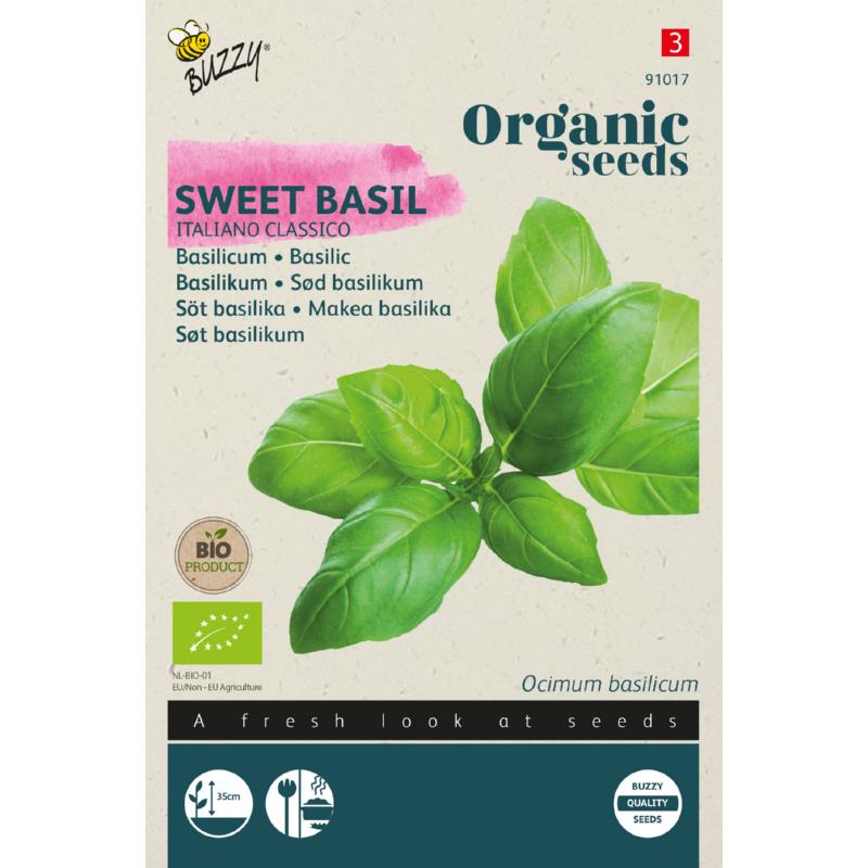 Buzzy® Organic Sweet Basil Italiano Classico (BIO)