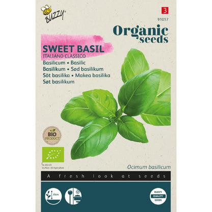 Buzzy® Organic Sweet Basil Italiano Classico (BIO)