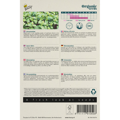 Buzzy® Organic Lemon balm(BIO)