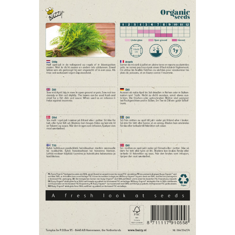 Buzzy® Organic Dill (BIO)