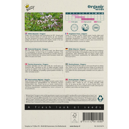 Buzzy® Organic Perennial Marjoram - Oregano(BIO)