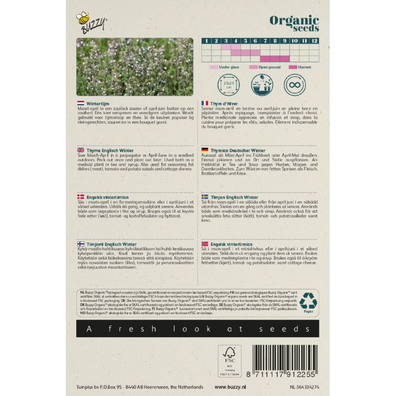 Buzzy® Organic Thyme English Winter(BIO)