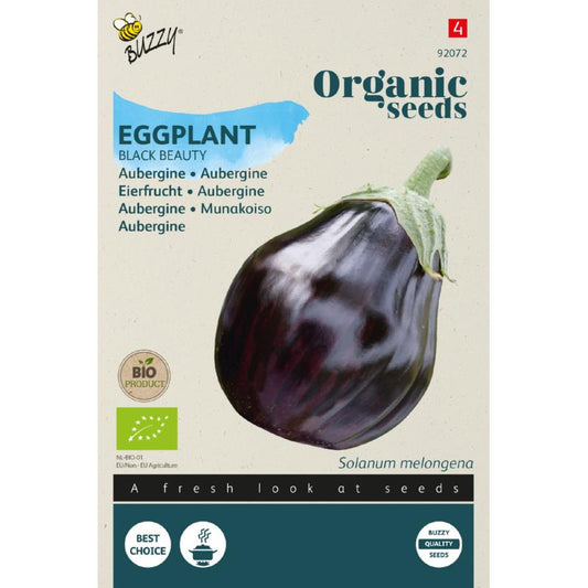 Buzzy® Organic Eggplant Black Beauty (BIO)