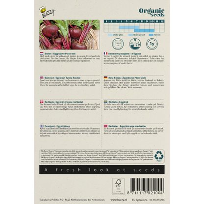 Buzzy® Organic Beetroot Turnip Egyptian (BIO)