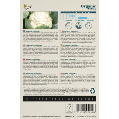 Buzzy® Organic Cauliflower Goodman F1 (BIO)