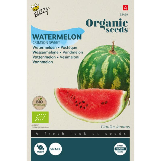 Buzzy® Organic Watermelon Crimson Sweet(BIO)