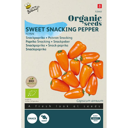 Buzzy® Organic Sweet Pepper Snacking Flynn Orange (BIO)