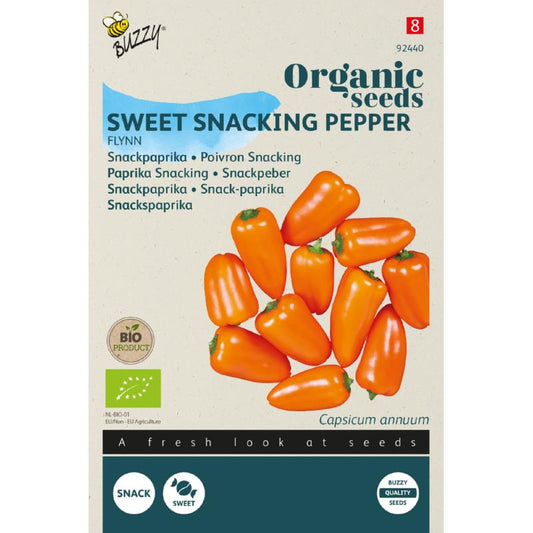 Buzzy® Organic Sweet Pepper Snacking Flynn Orange (BIO)