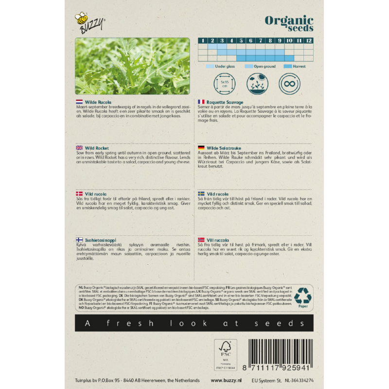 Buzzy® Organic Wild Rocket (BIO)