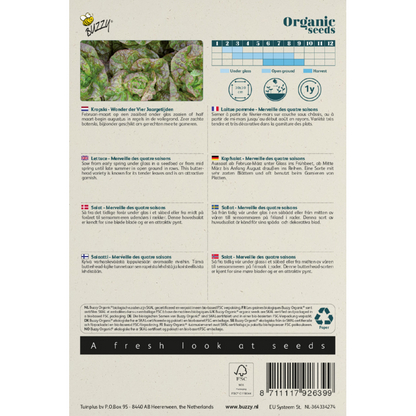 Buzzy® Organic Lettuce Merveille des 4 saisons(BIO)