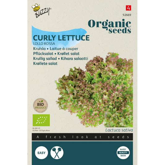 Buzzy® Organic Curly Lettuce Lollo Rossa(BIO)