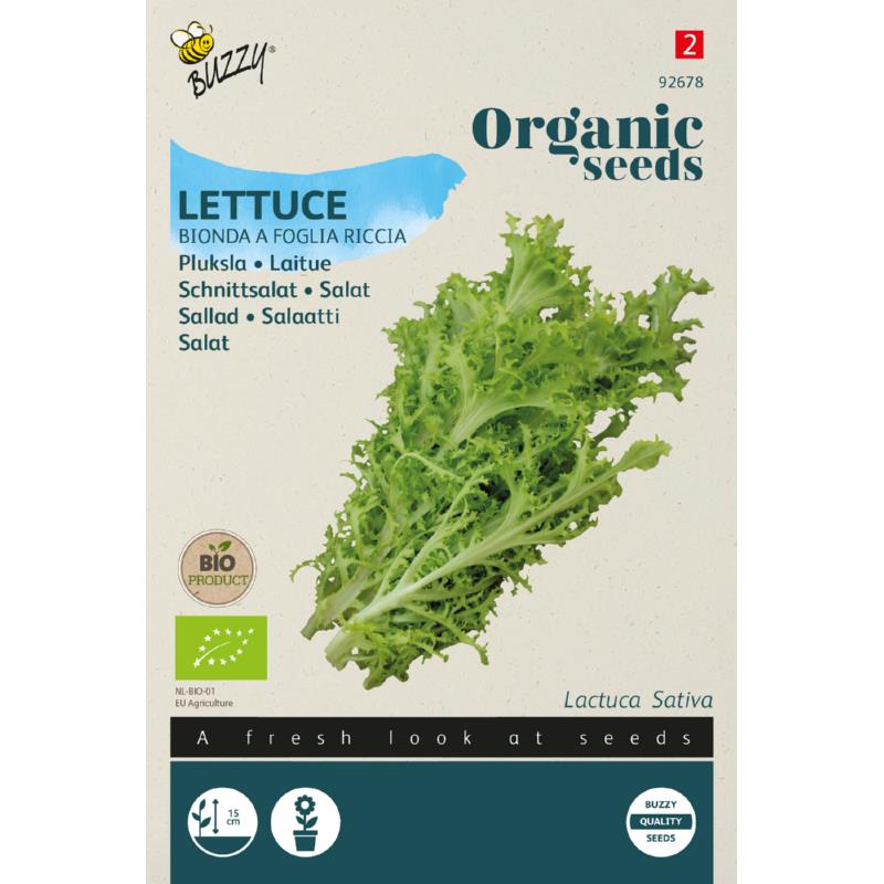 Buzzy® Organic Lettuce Bionda a foglia riccia (BIO)