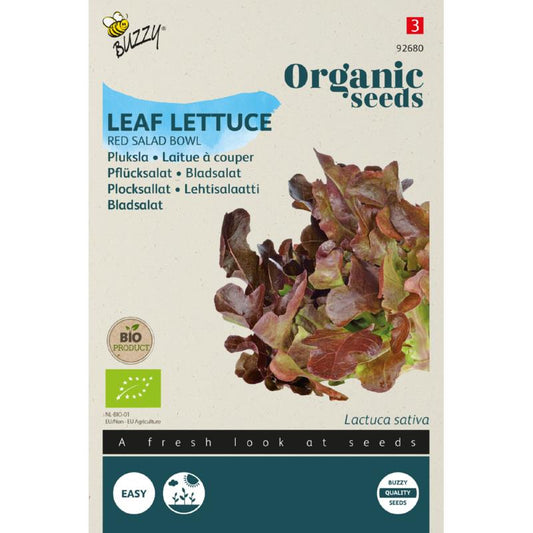 Buzzy® Organic Leaf Lettuce Red Salad Bowl(BIO)